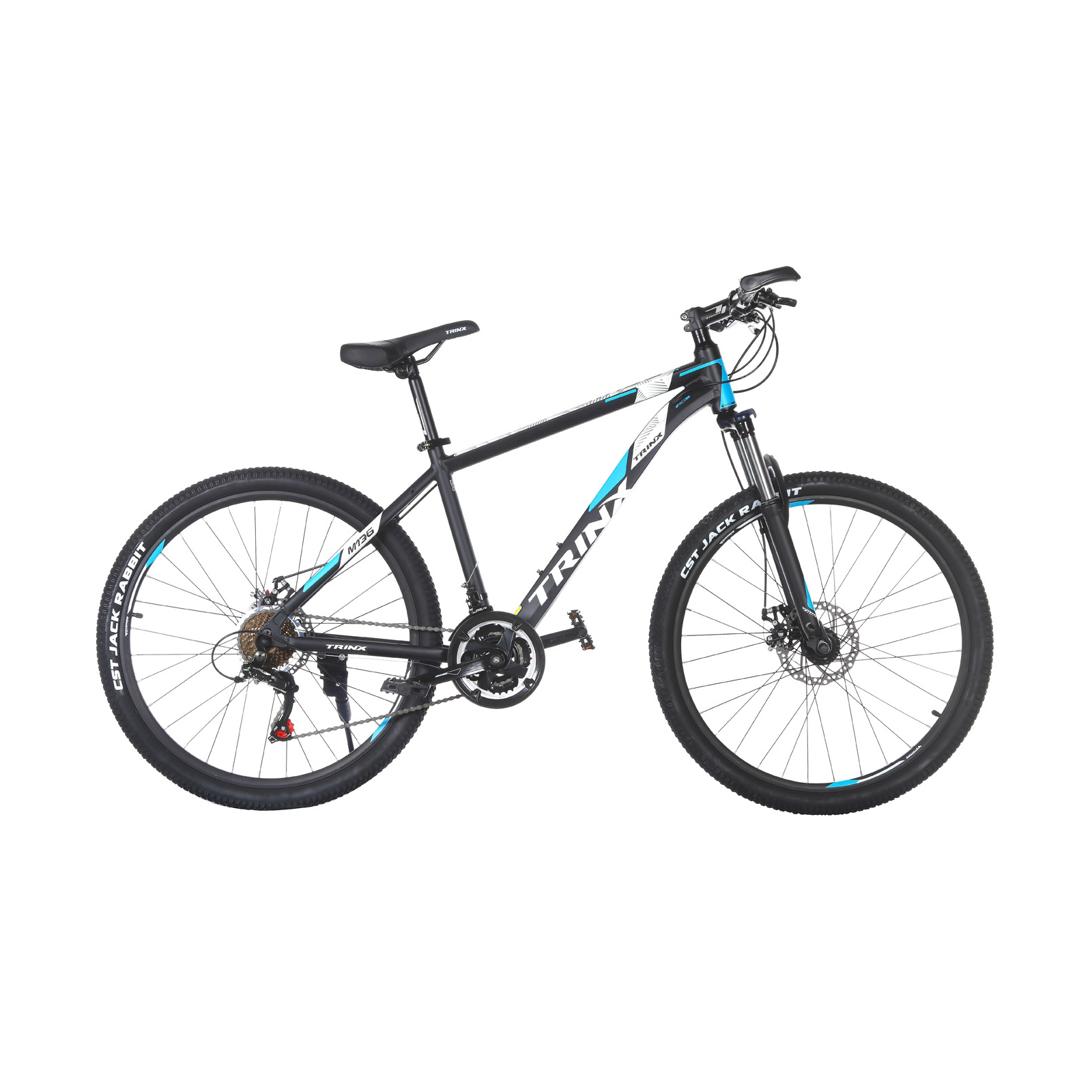 Велосипед Trinx M136 26"х17" Matt-Black-Blue-White (10030096)
