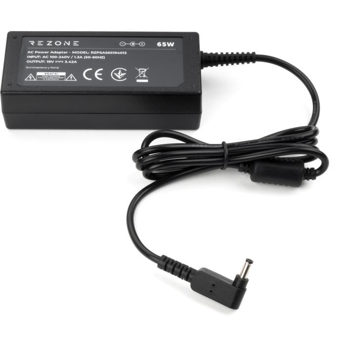 Блок питания к ноутбуку Rezone ASUS 65W 19V 3,42A 4.0 *1.35 (RZPSAS65194013) изображение 4