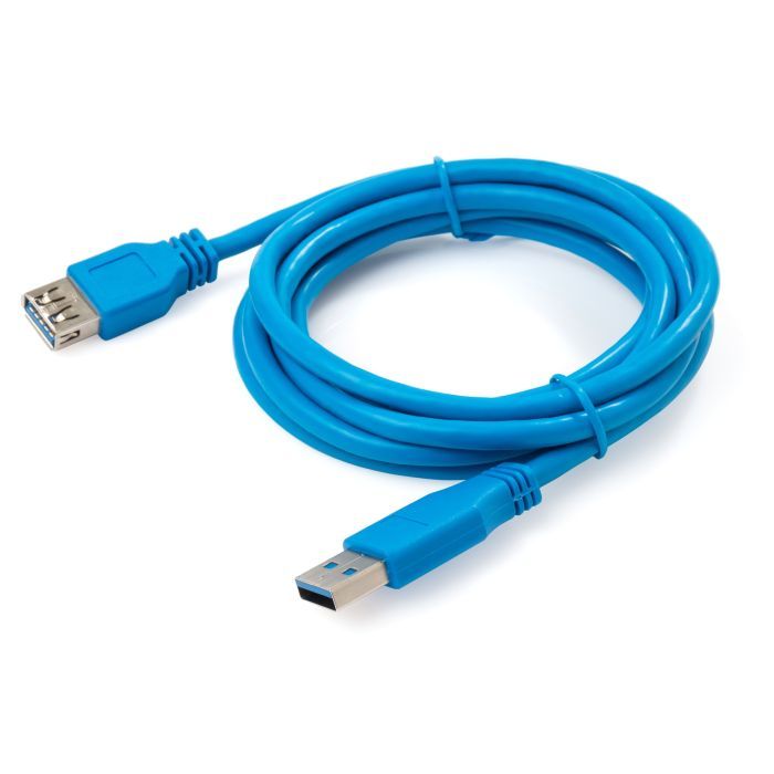 Дата кабель USB 3.0 AM/AF 1.8m Vinga (VCPUSB3AMAF1.8B) изображение 2
