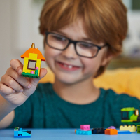 Конструктор LEGO Classic Кубики и идеи 123 детали (11001) изображение 8
