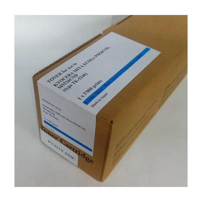 Тонер-картридж Tomoegawa KYOCERA TK-5240C Cyan + chip (PY451Y.050C)