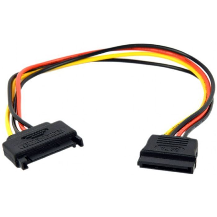 Кабель питания Cablexpert SATA power extention 0.3 м (CC-SATAMF-01)