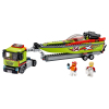 Конструктор LEGO City Great Vehicles Перевізник гоночного катера 238 деталей (60254) зображення 2