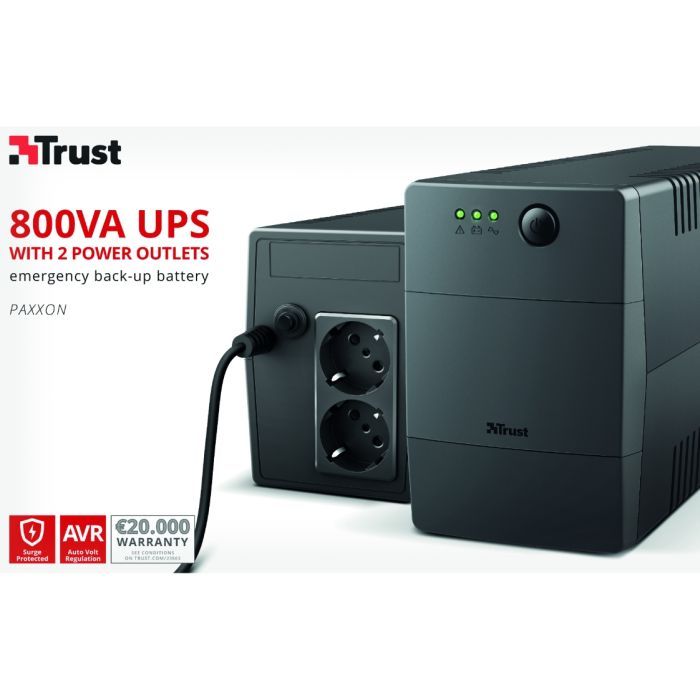 Источник бесперебойного питания Trust Paxxon 800VA (23503_TRUST) изображение 7