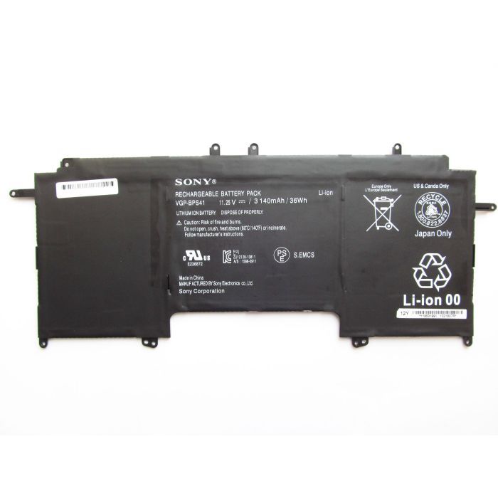 Аккумулятор для ноутбука Sony VGP-BPS41, 3140mAh (36Wh), 3cell, 11.25V, Li-ion (A47490) изображение 2
