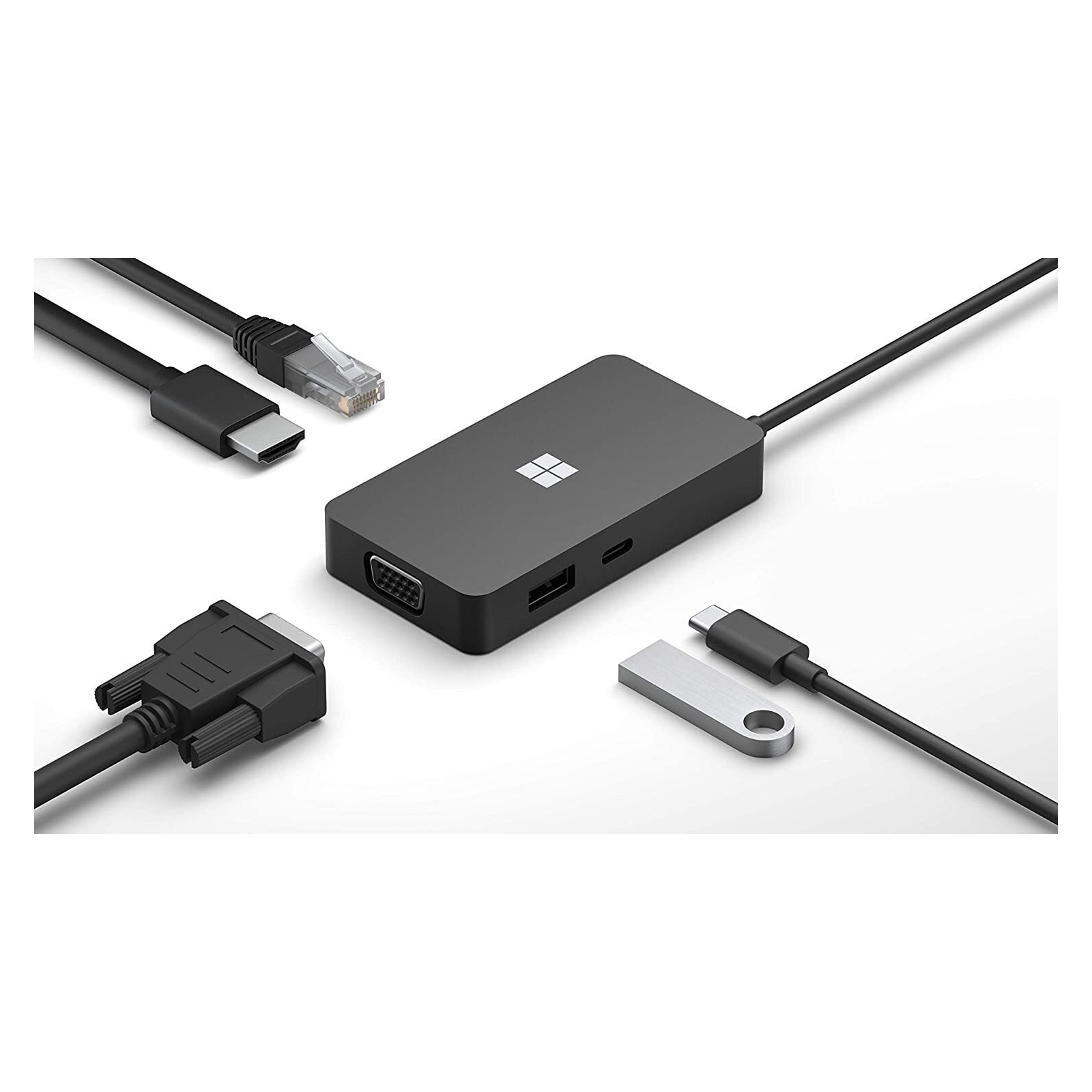 Порт-репликатор Microsoft USB-C® Travel Hub Black (SWV-00010) изображение 5