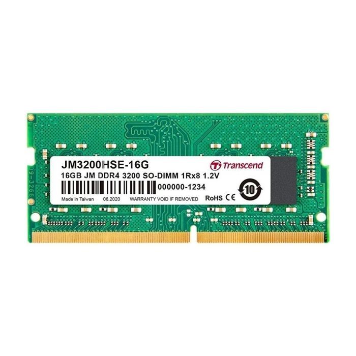 Модуль пам'яті для ноутбука SoDIMM DDR4 16GB 3200 MHz Transcend (JM3200HSE-16G)