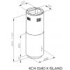 Вытяжка кухонная Kernau KCH 0140 X ISLAND изображение 2