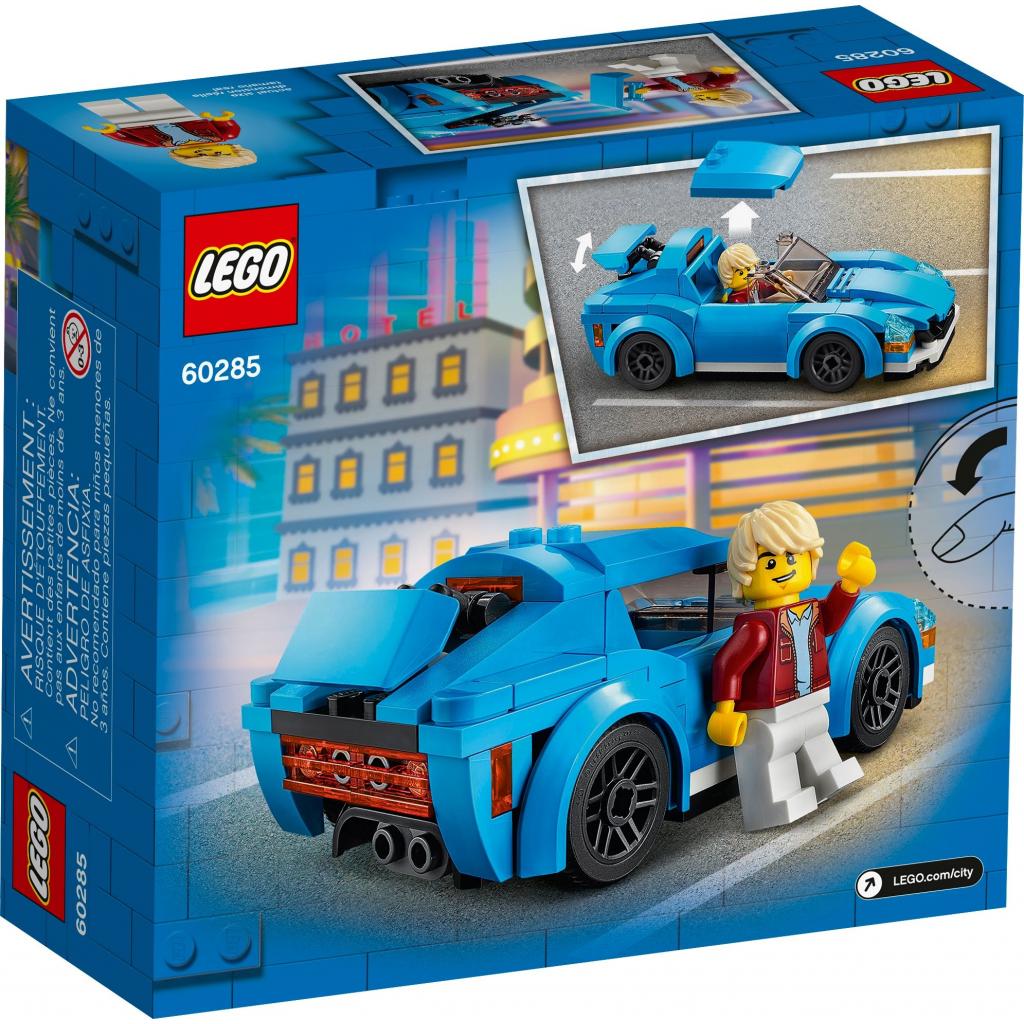 Конструктор LEGO City Great Vehicles Спортивний автомобіль 89 деталей (60285) зображення 7