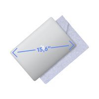 Чехол для ноутбука AirOn 15,6" Premium Grey (4822356710622) изображение 3
