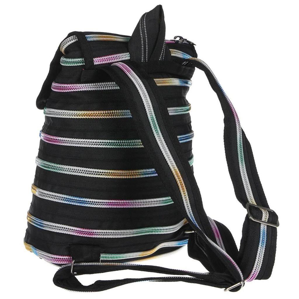 Рюкзак шкільний Zipit Zipper Black Rainbow Teeth (ZBPL-10) зображення 2