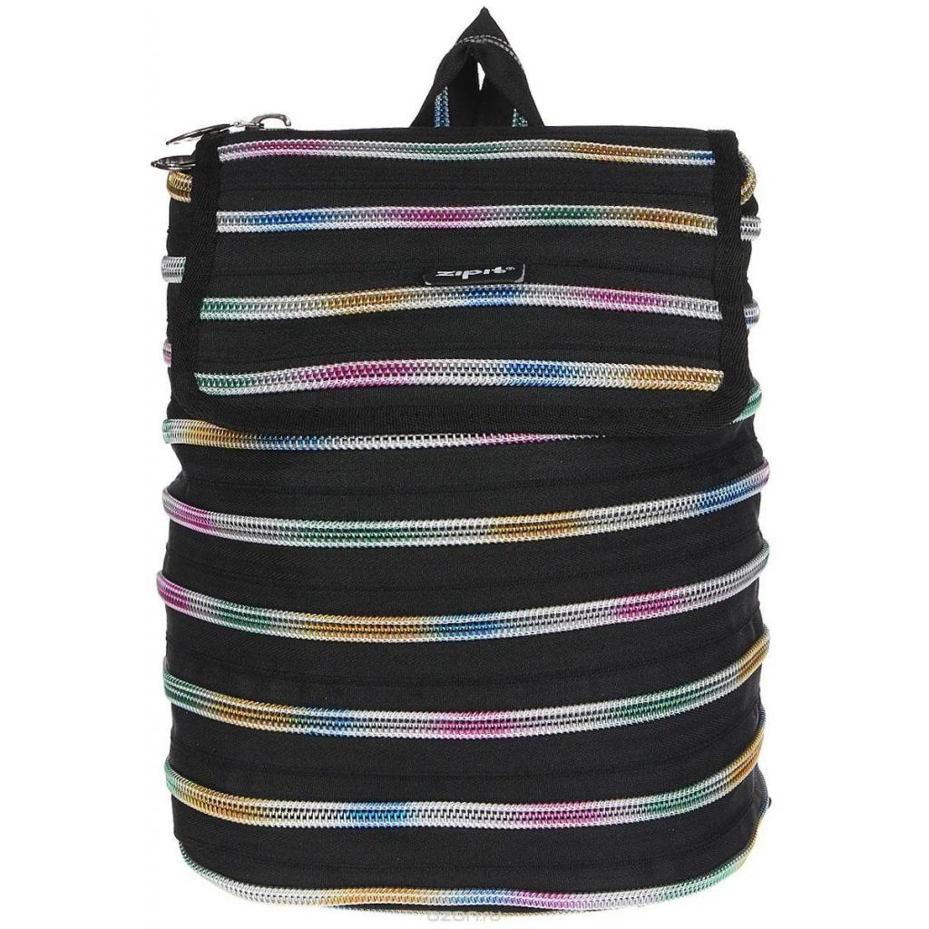 Рюкзак школьный Zipit Zipper Black Rainbow Teeth (ZBPL-10) изображение 3