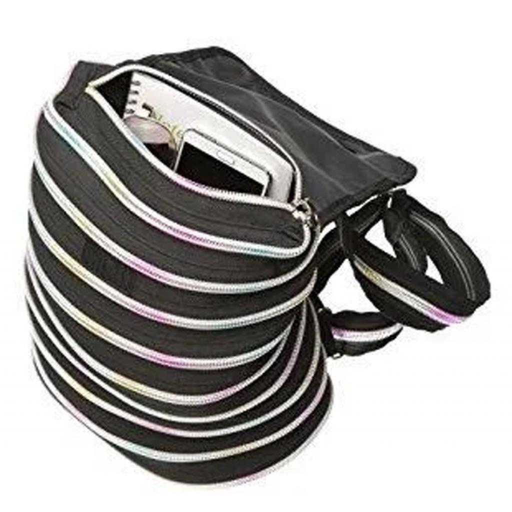 Рюкзак школьный Zipit Zipper Black Rainbow Teeth (ZBPL-10) изображение 4