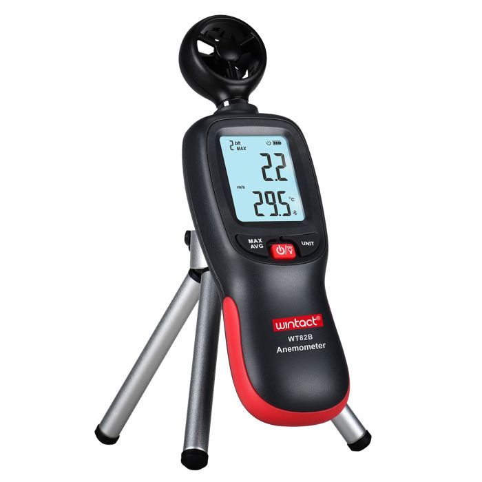 Анемометр Wintact крыльчатый Bluetooth 0,3-30 м/с, -10-45°C (WT82B) изображение 5