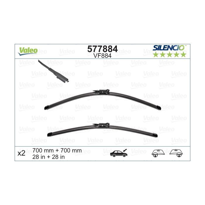 Щетка стеклоочистителя Valeo 577884