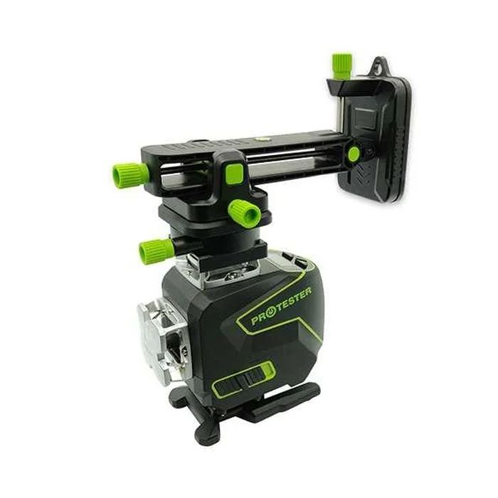 Лазерный нивелир Protester PREMIUM, 4x360°2xH360/2xV360, LCD-дисплей, Bluetooth, пульт (LL516G) изображение 2