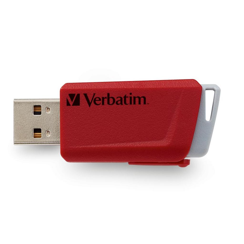 USB флеш накопитель Verbatim 2x32GB Store 'n' Click Red/Blue USB 3.2 (49308) изображение 4