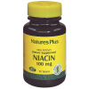 Витамин Natures Plus Ниацин, Niacin, 100 мг, 90 таблеток (NAP-01850)