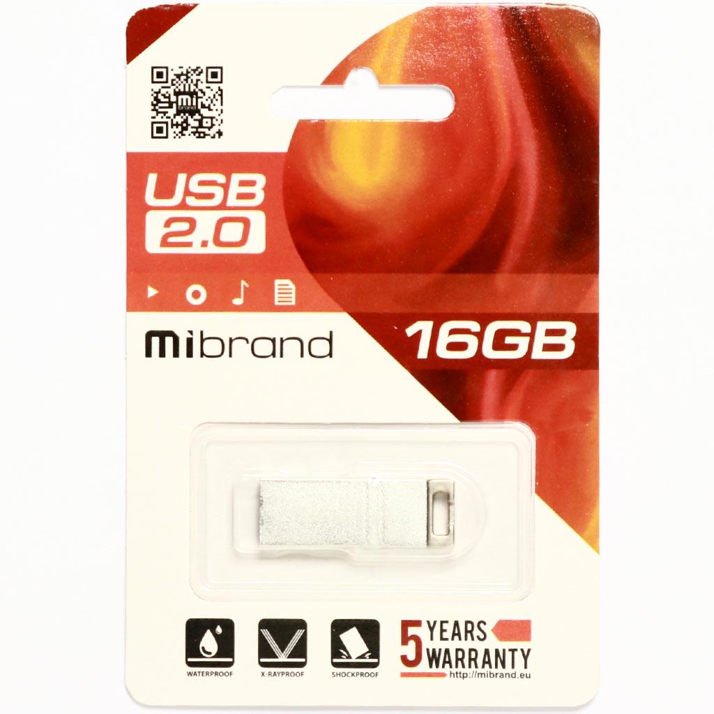 USB флеш накопитель Mibrand 32GB Сhameleon Silver USB 2.0 (MI2.0/CH32U6S) изображение 2