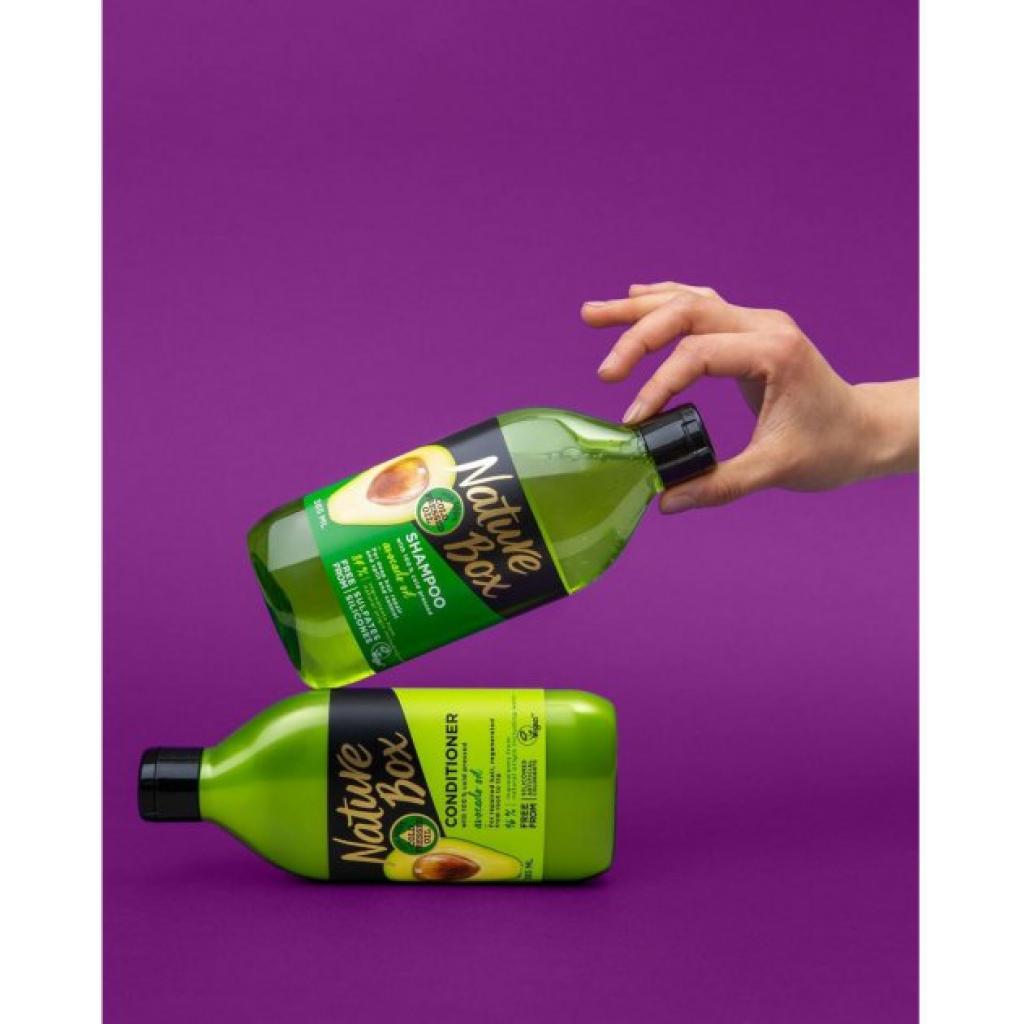 Шампунь Nature Box для восстановления волос с маслом авокадо 385 мл (9000101215762) изображение 3