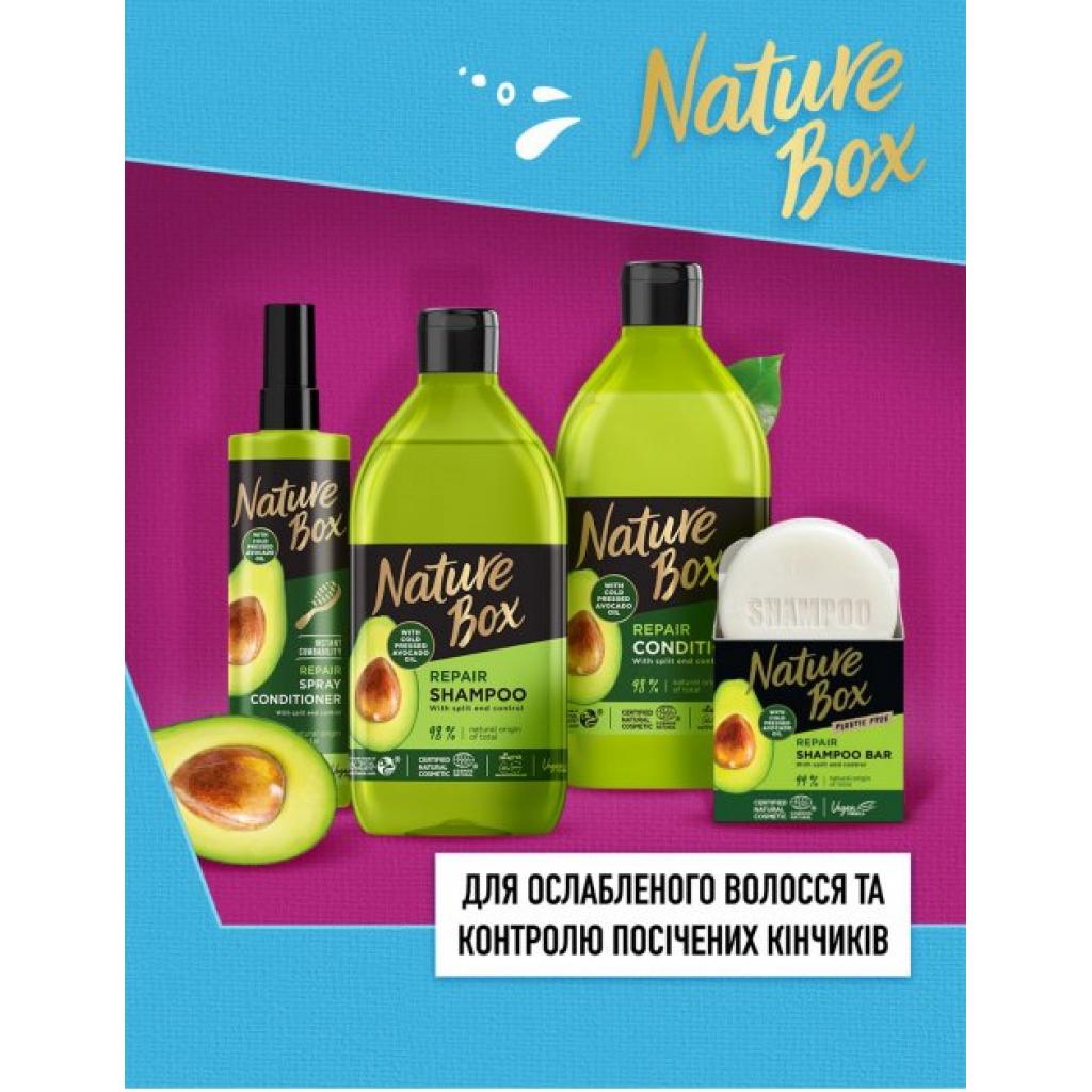 Шампунь Nature Box для відновлення волосся з маслом авокадо 385 мл (9000101215762) зображення 5