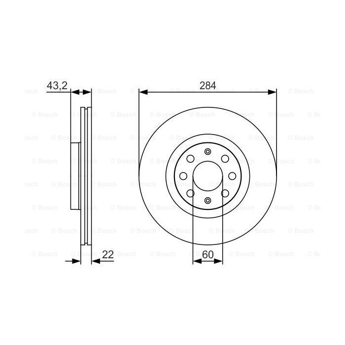 Тормозной диск Bosch 0 986 479 S91 изображение 5