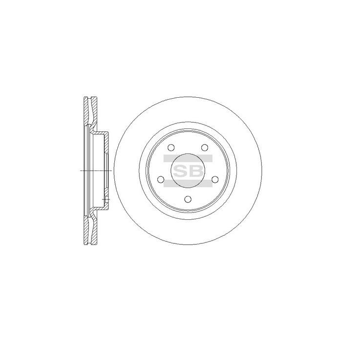 Гальмівний диск HI-Q SD4223
