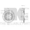 Тормозной диск NK 203226 изображение 3