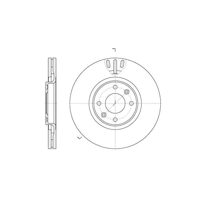 Тормозной диск REMSA 6657.10