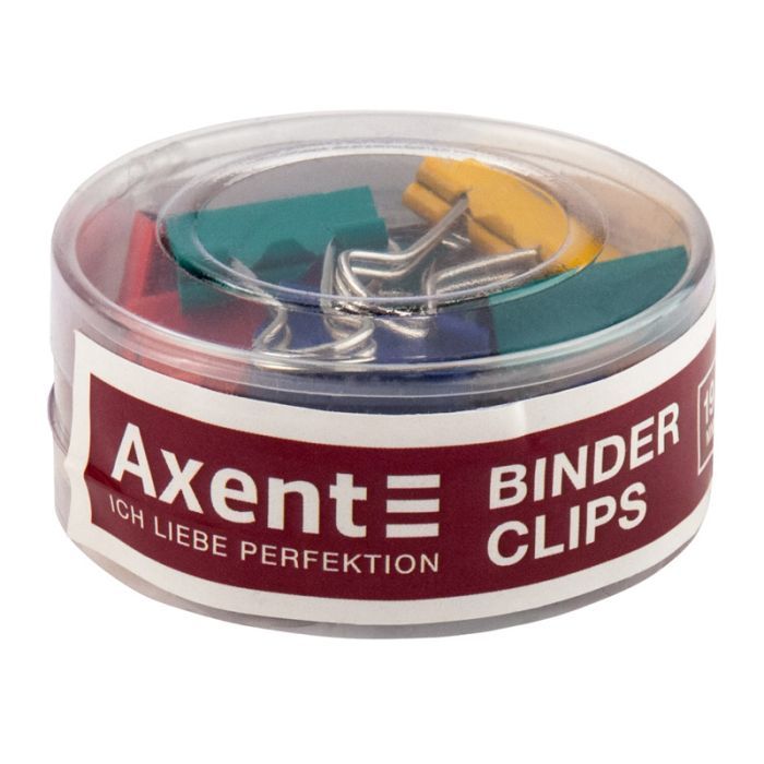 Биндер металлический Axent 19 мм, 12шт, color (4409-A) изображение 2