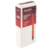Ручка масляная Axent Prestige автоматическая метал. корпус красный, Синяя 0.7 мм (AB1086-06-02) изображение 2