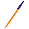 Ручка кулькова Delta by Axent Синя 0.7 мм Жовтий корпус (DB2050-02)