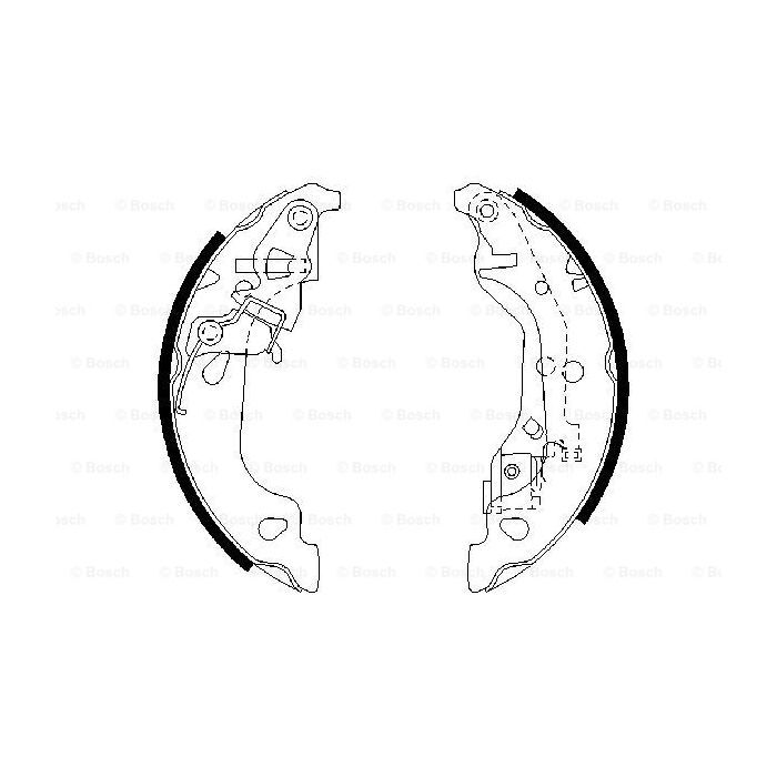 Гальмівні колодки Bosch 0 986 487 597 зображення 5