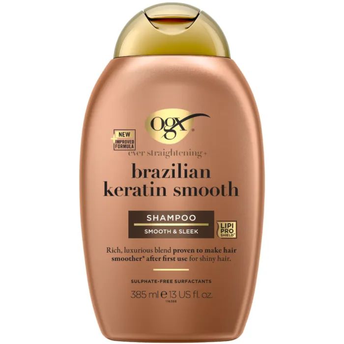 Шампунь OGX Brazilian Keratin Smooth для укрепления волос 385 мл (0022796976017)