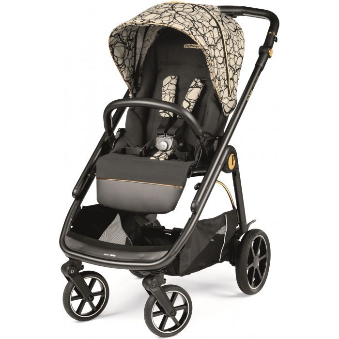 Коляска Peg-Perego 2 в 1 Veloce Grafic Gold Графическое золото (PACK-VEL2100000002) изображение 2