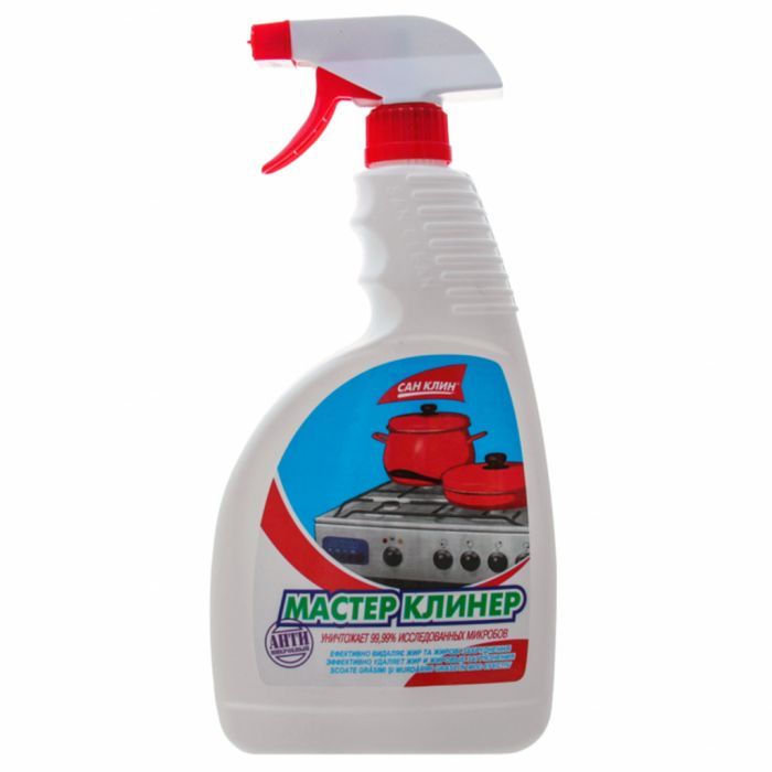 Спрей для чистки кухни San Clean Мастер Клинер для плит с распылителем 750 мл (4820003542286)