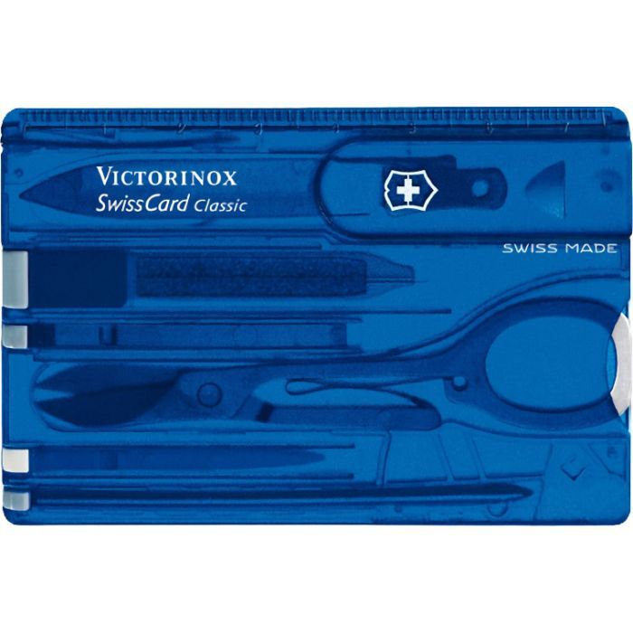 Нож Victorinox SwissCard Transparent Blue (0.7122.T2) изображение 3