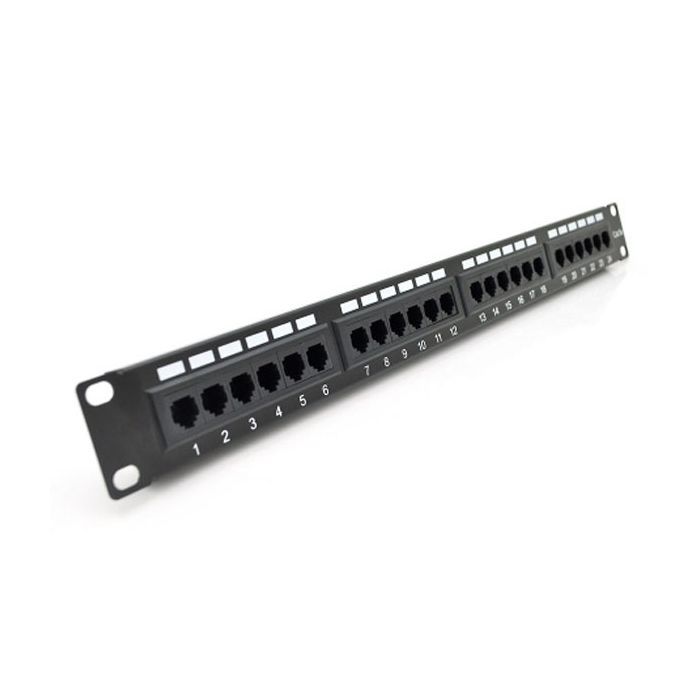 Патч-панель 19" 24xRJ-45 UTP cat. 5е, 1U Pipo (PP245191U) изображение 2