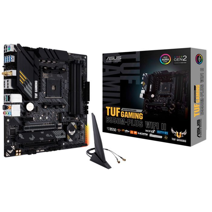 Материнська плата ASUS TUF GAMING B550M-PLUS WIFI II зображення 2