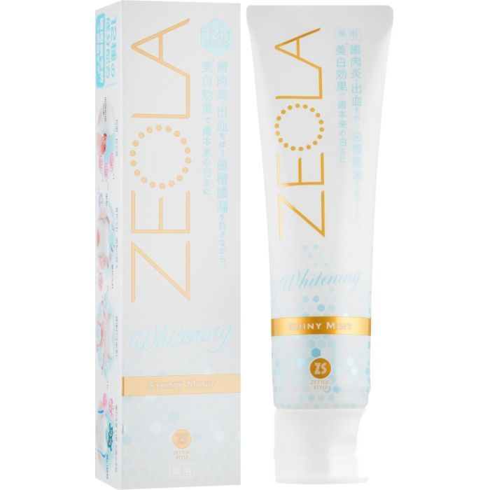 Зубная паста Zettoc Zeola White Shiny Mint Сияющая мята 95 г (4582118954360) изображение 2