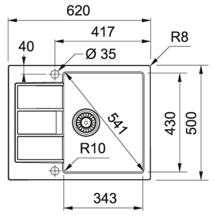 Мийка кухонна Franke Sirius S2D 611-62 (143.0627.382) зображення 2