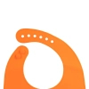 Слюнявчик Baboo силиконовый нагрудник 4+ мес оранжевый (11-006) изображение 2
