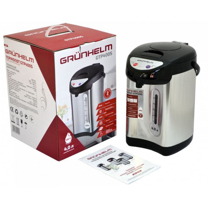 Електрочайник Grunhelm GTP400S зображення 10