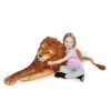 Мягкая игрушка Melissa&Doug Гигантский плюшевый лев, 1,8м (MD12102) изображение 2