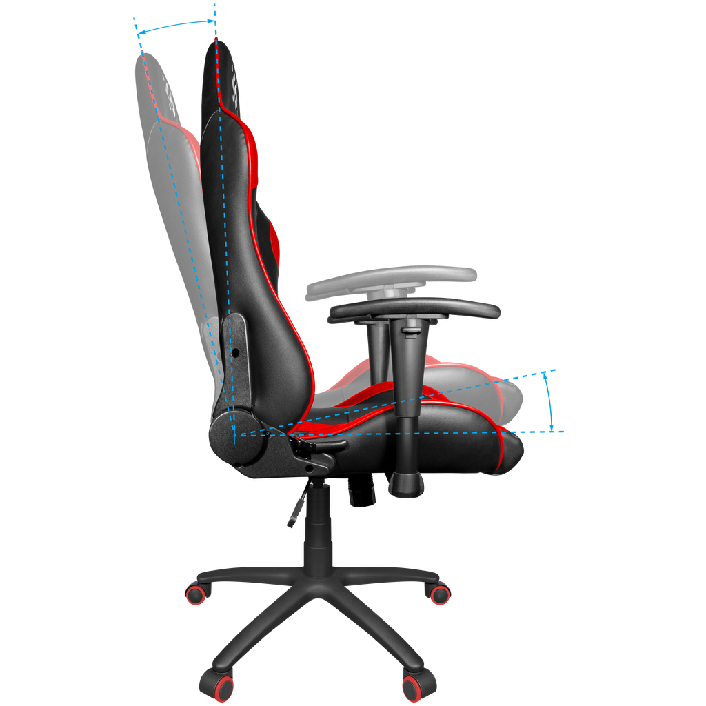 Кресло игровое Defender Devastator CT-365 Black/Red (64365) изображение 4