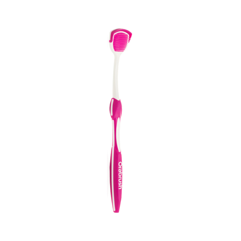 Очищувач язика DenTek Orabrush рожевий (856125002623-pink)
