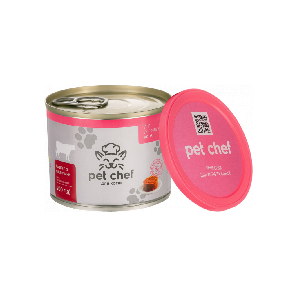 Паштет для кошек Pet Chef с говядиной 360 г (4820255190419) изображение 2