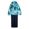 Комплект верхней одежды Huppa YOKO 41190014 синий с принтом/тёмно-синий 116 (4741468786971)