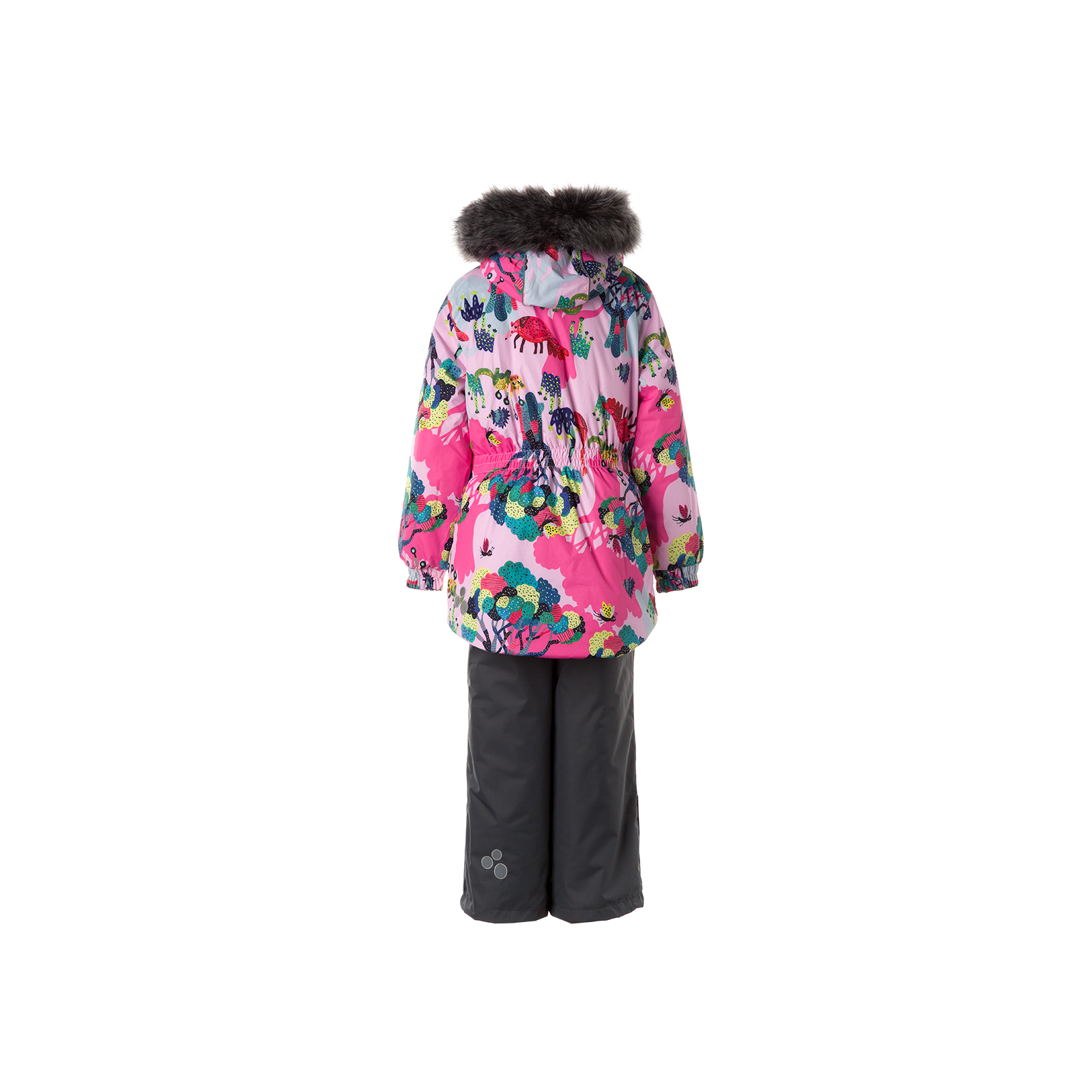 Комплект верхней одежды Huppa RENELY 2 41850230 cветло-розовый с принтом/серый 140 (4741468977805) изображение 2