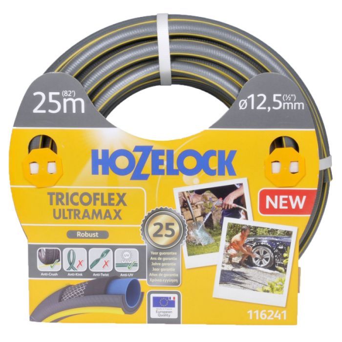 Поливочный шланг HoZelock d12,5мм 25м Tricoflex Ultraмax (7057)